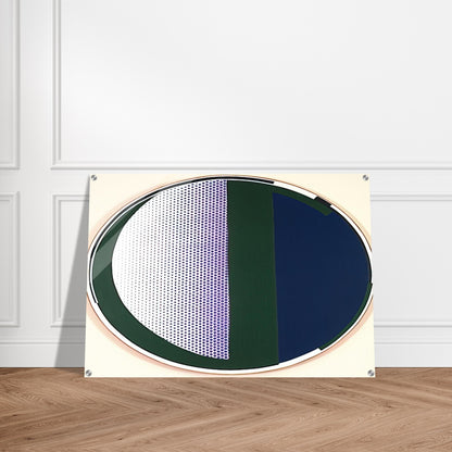MIRROR 1972 - Roy Lichtenstein Acrylic Print - 70x100 cm / 28x40″ inches | Roy Lichtenstein Wall Art | Roy Lichtenstein Prints