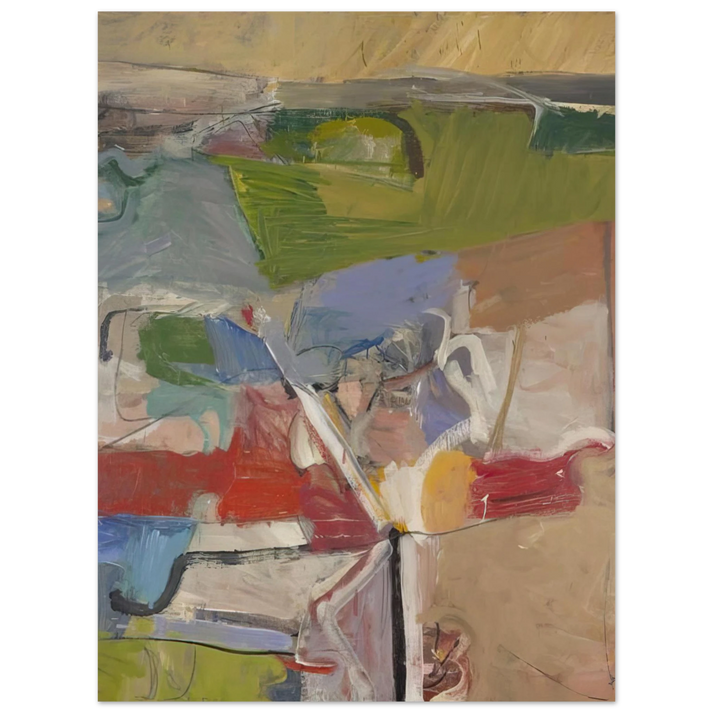 Richard Diebenkorn - Berkeley #23  75x100 cm / 30x40inches Fine Art Poster