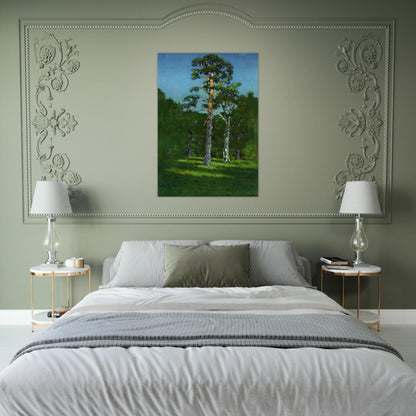 Pine - Arkhyp Kuindzhi Brushed Aluminum Print - 70x100 cm / 28x40 inches | Arkhyp Kuindzhi Aluminum Print | Arkhyp Kuindzhi Prints