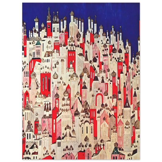 Natalia Goncharova - Design for final backcloth - 1926  75x100 cm / 30x40inches Fine Art Poster
