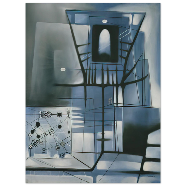 Jimmy Ernst - A Time for Fear - 1949  75x100 cm / 30x40inches Fine Art Poster