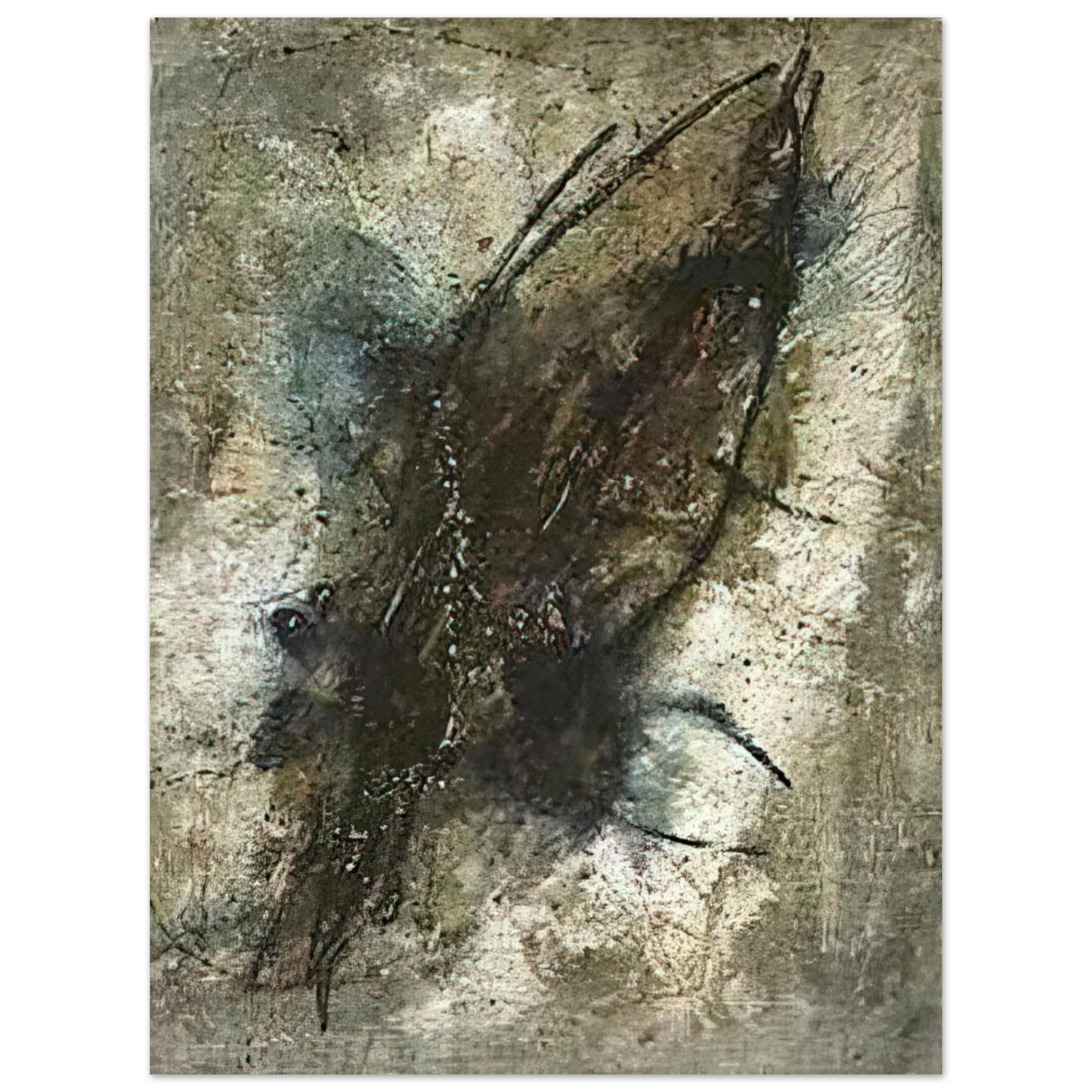 Wols - Aile de Papillon - Tachisme  75x100 cm / 30x40inches Fine Art Poster
