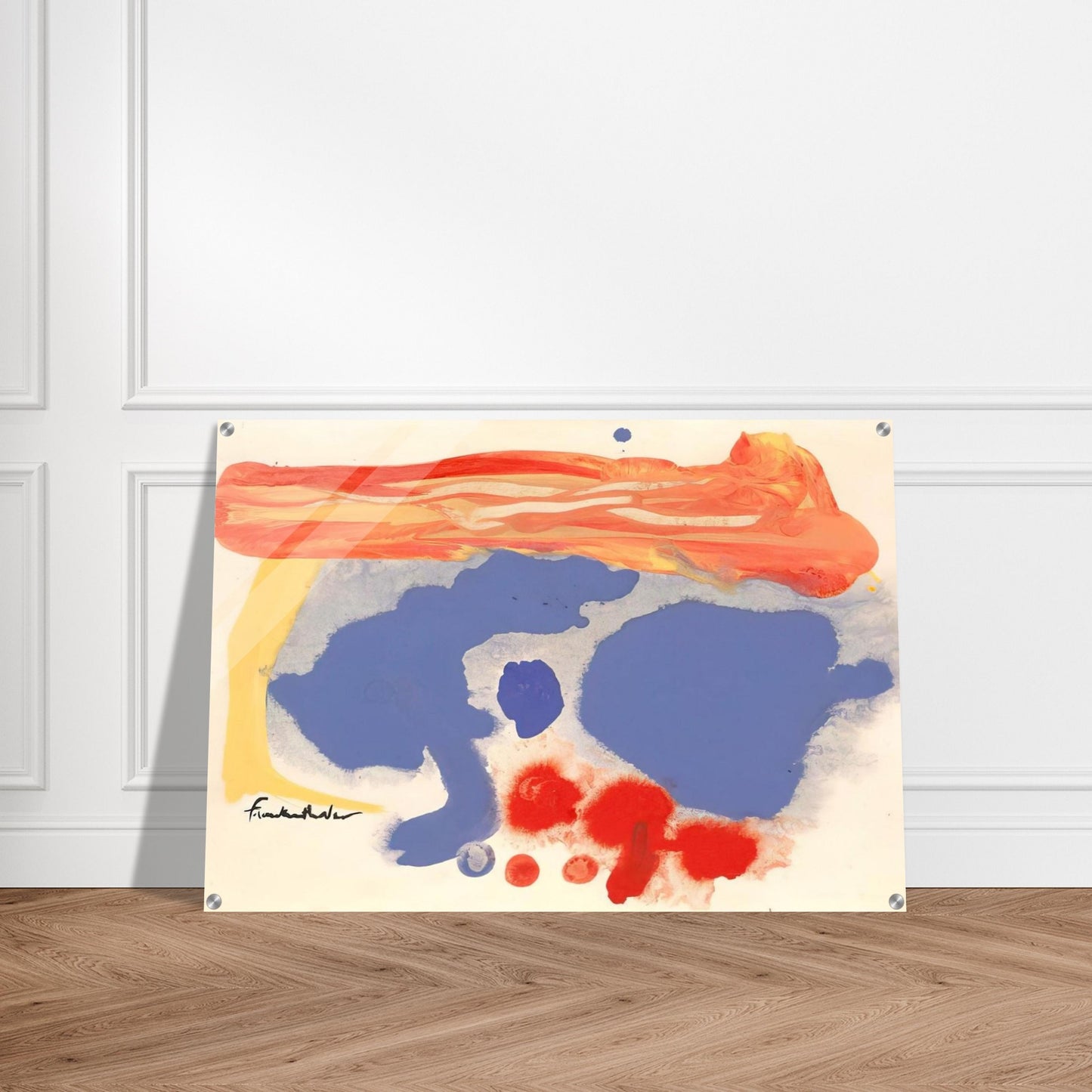 Summerscene, Provincetown - 1961 - Helen Frankenthaler Acrylic Print - 70x100 cm / 28x40″ inches