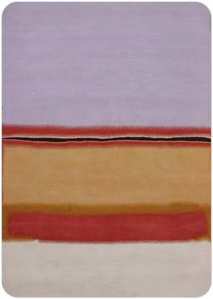 Orange over Violet - 1968 By Mark Rothko Pack of 10 Post Cards | Mark Rothko Post Cards | A6 (10.5 x 14.8 cm) - 4.1 x 5.8 inches