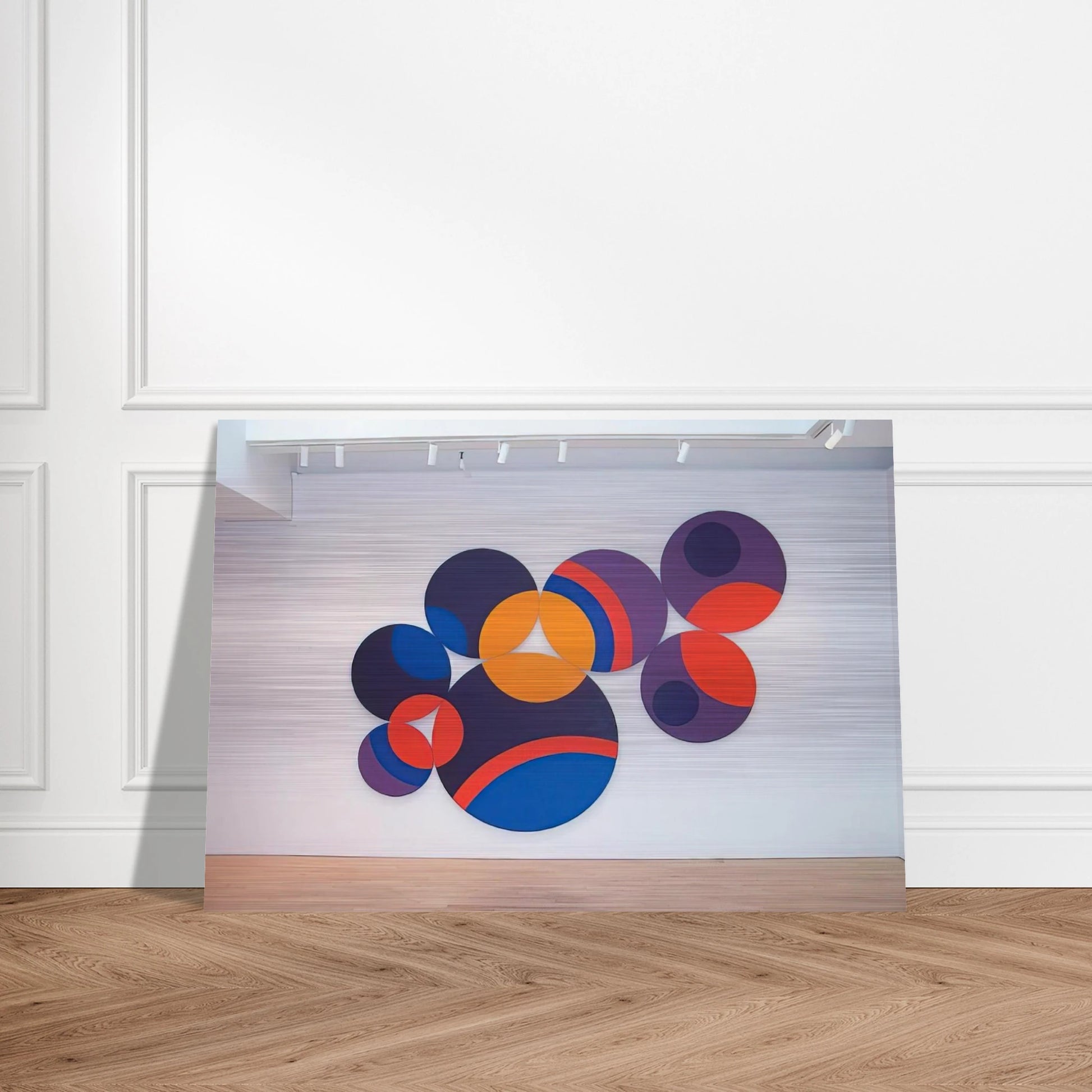 Constellation Twelve Circles - 1969 - Leon Polk Smith Brushed Aluminum Print - 70x100 cm / 28x40 inches | Leon Polk Smith Aluminum Print | Leon Polk Smith Prints