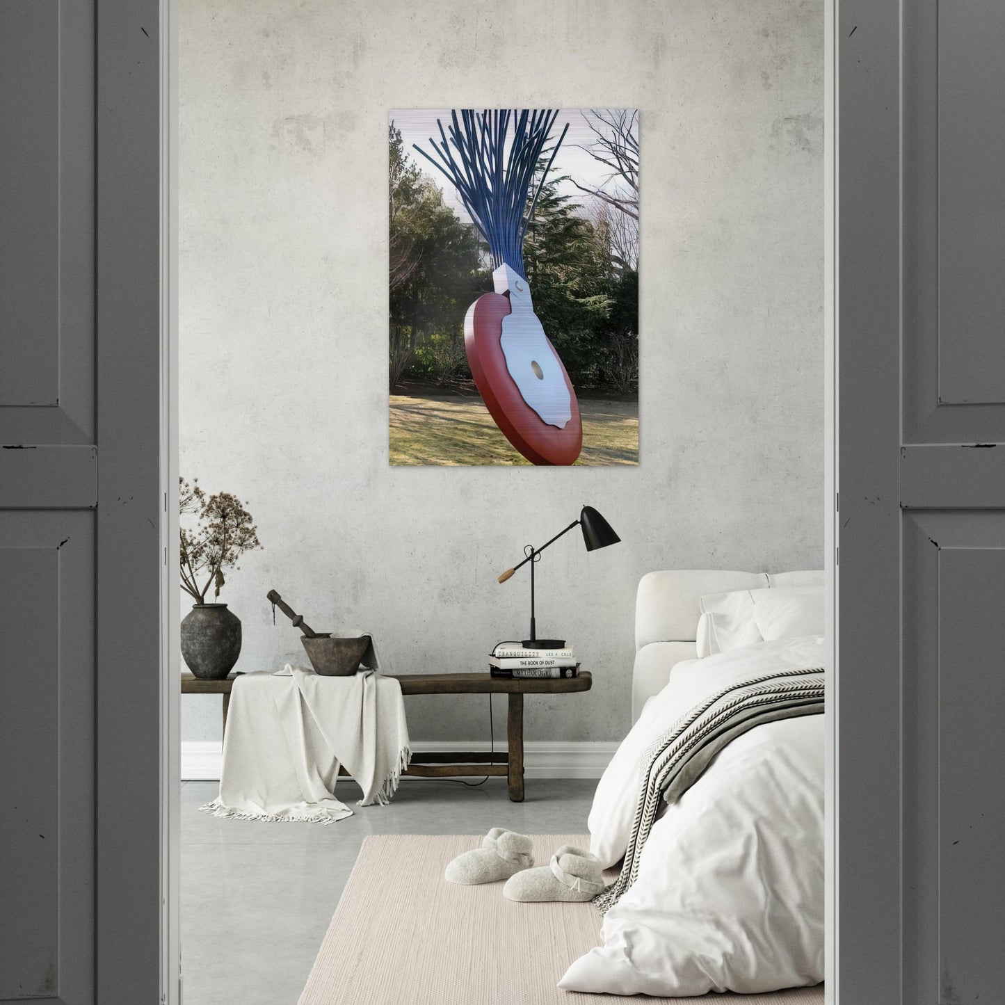TYPEWRITER ERASER SCALE X COLLABORATION WITH VAN BRUGGEN 1999 - Claes Oldenburg Brushed Aluminum Print - 70x100 cm / 28x40 inches | Claes Oldenburg Aluminum Print | Claes Oldenburg Prints