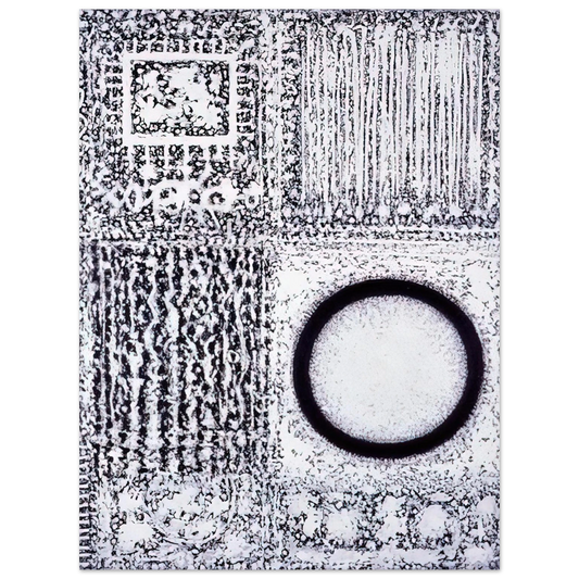 Richard Pousette-Dart - Circle by the Falling Waters - 1980  75x100 cm / 30x40inches Fine Art Poster