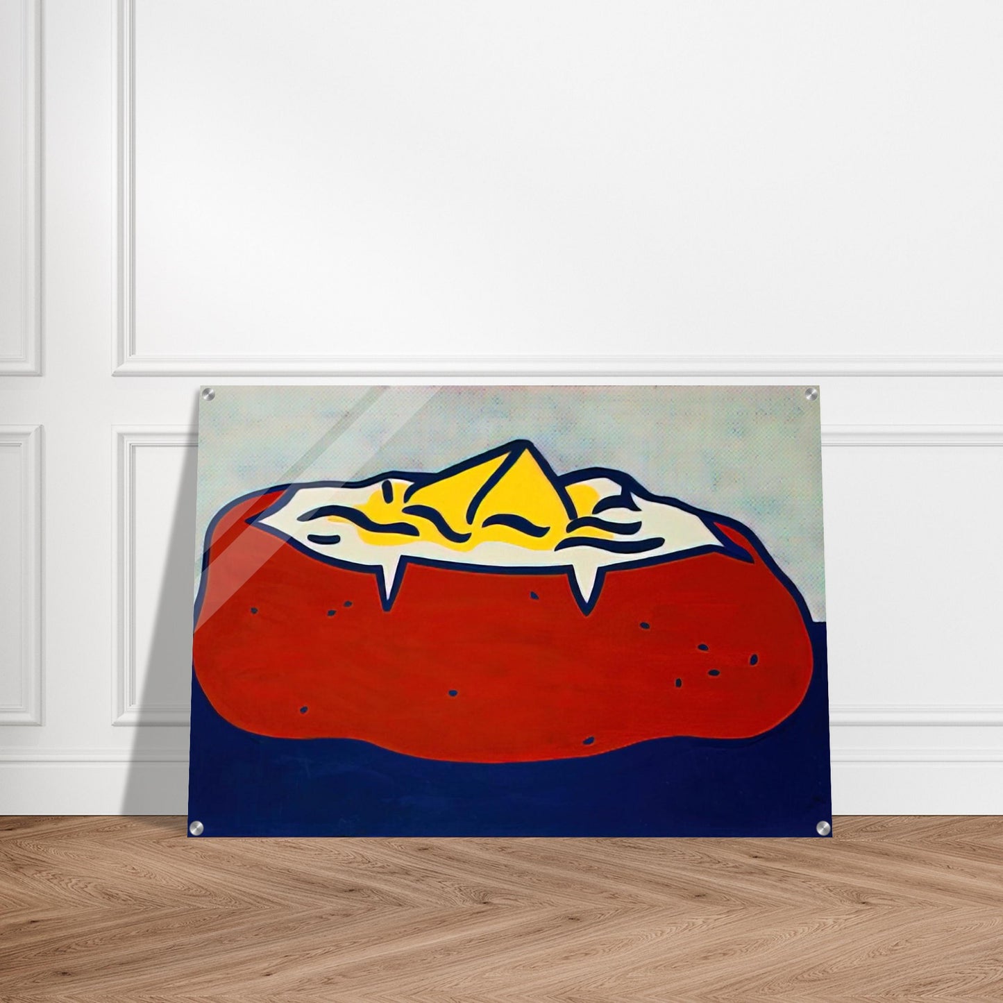 BAKED POTATO 1962 - Roy Lichtenstein Acrylic Print - 70x100 cm / 28x40″ inches | Roy Lichtenstein Wall Art | Roy Lichtenstein Prints