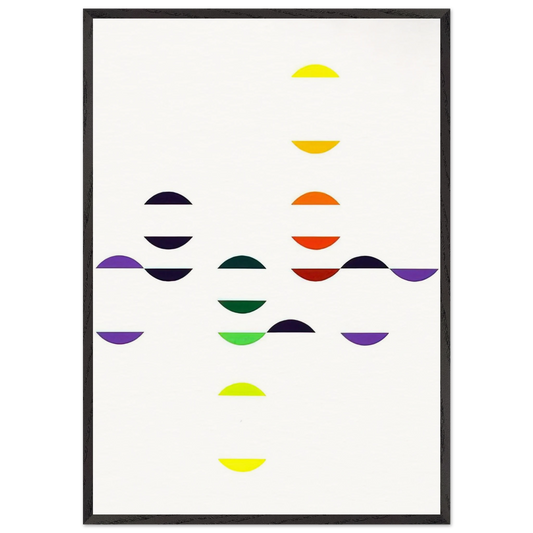 Homage to Ptolemy 2 - 2005 - Tomas Maldonado 70x100 cm / 28x40 inches Framed Art Print – Black Wooden Frame