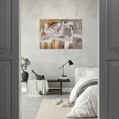 August 1956 Val d'Orcia - 1956 - Ben Nicholson Brushed Aluminum Print - 70x100 cm / 28x40 inches | Ben Nicholson Aluminum Print | Ben Nicholson Prints