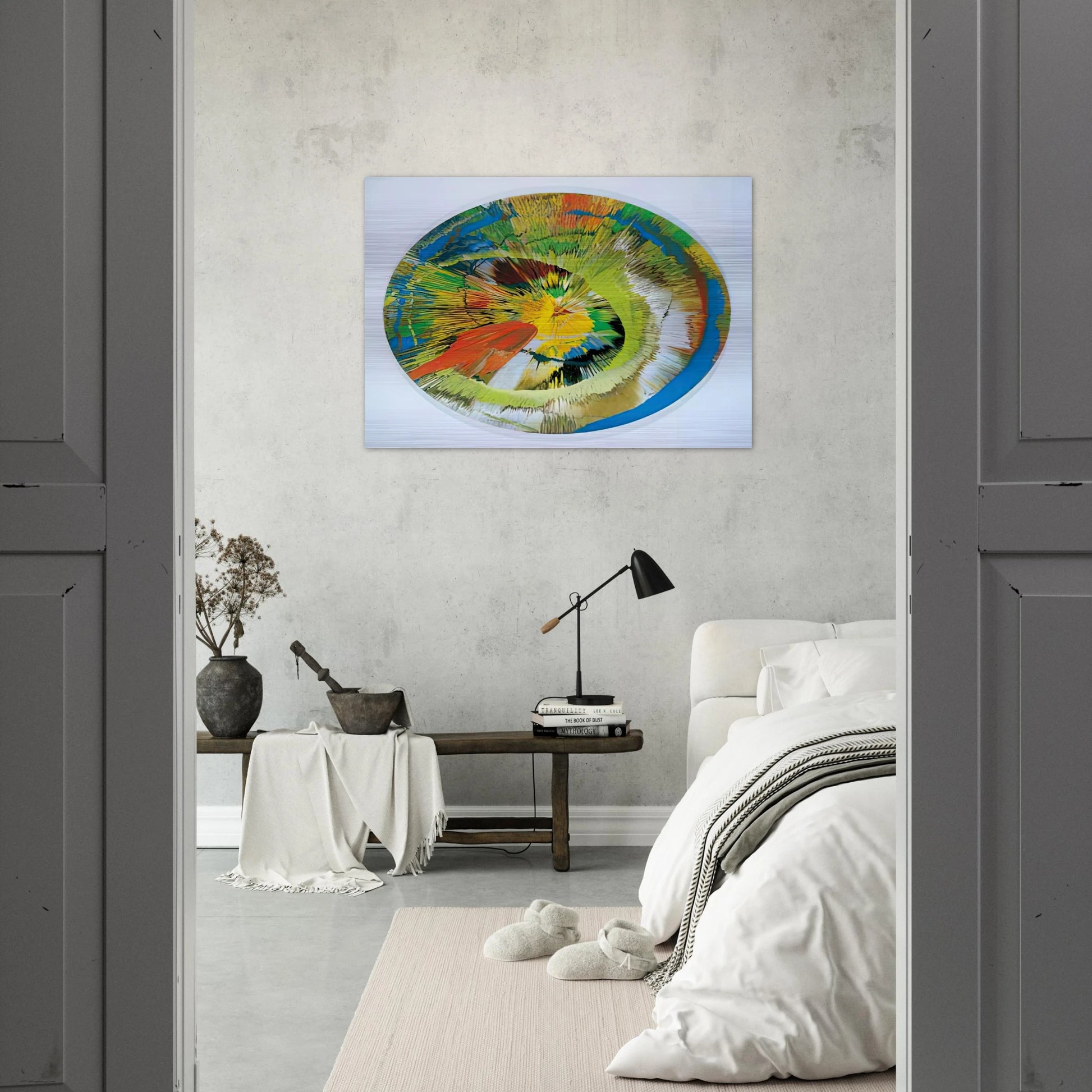 BEAUTIFUL REVOLVING SPHINCTER - Damien Hirst Brushed Aluminum Print - 70x100 cm / 28x40 inches | Damien Hirst Aluminum Print | Damien Hirst Prints