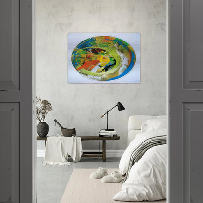 BEAUTIFUL REVOLVING SPHINCTER - Damien Hirst Brushed Aluminum Print - 70x100 cm / 28x40 inches | Damien Hirst Aluminum Print | Damien Hirst Prints