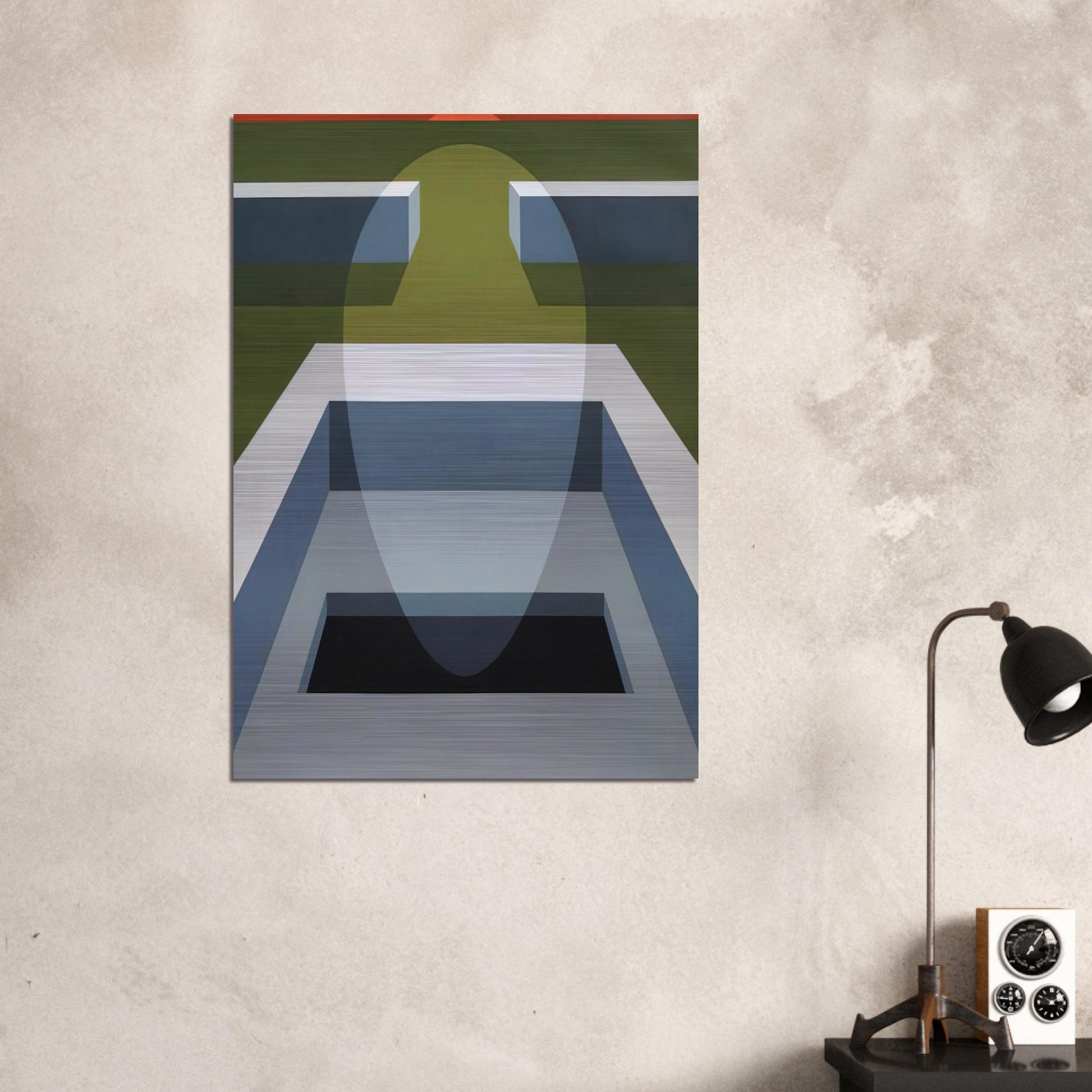 Transection No. 7 - 1970 - Clarence Holbrook Carter Brushed Aluminum Print - 70x100 cm / 28x40 inches | Clarence Holbrook Carter Aluminum Print | Clarence Holbrook Carter Prints
