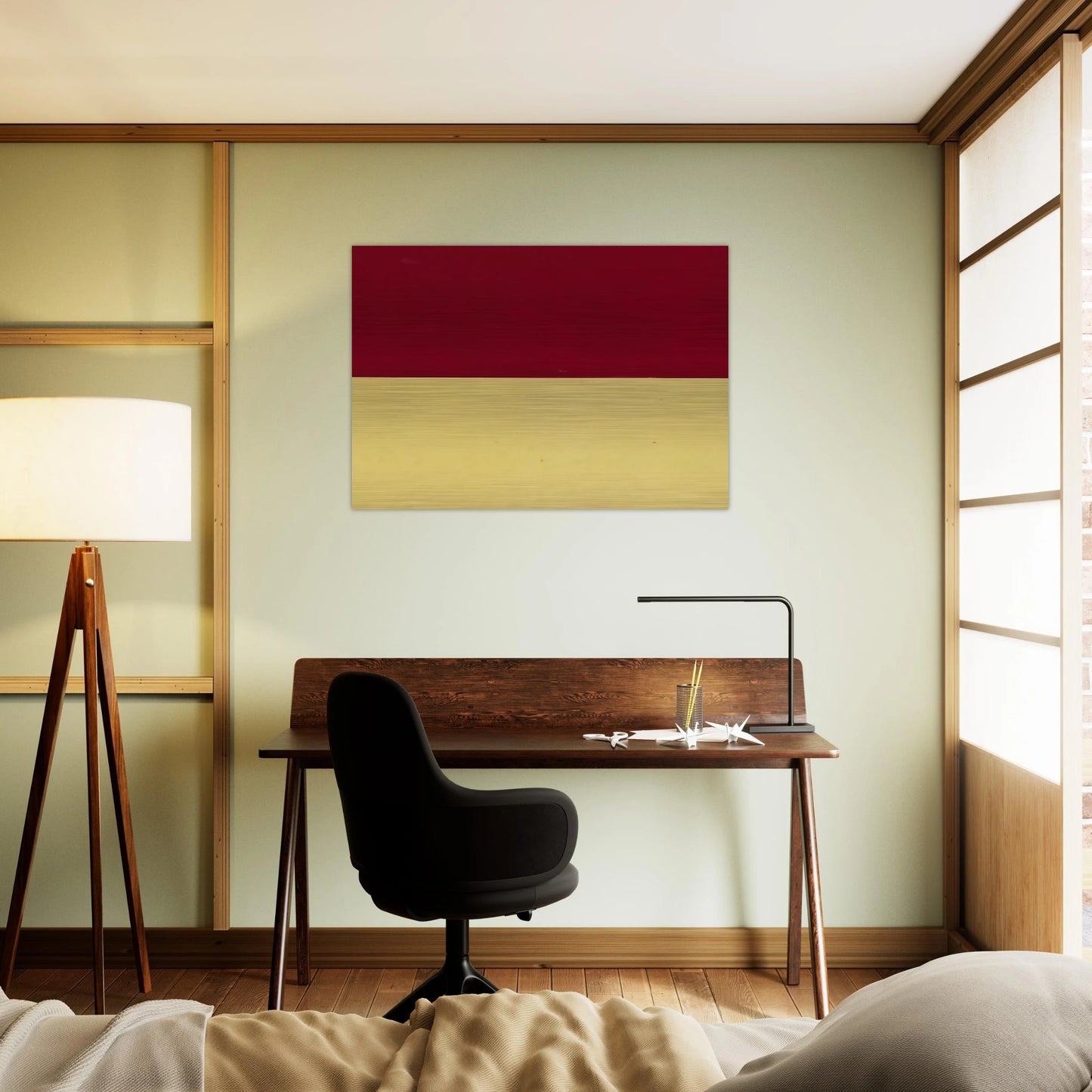 Red and Yellow - Ellsworth Kelly Brushed Aluminum Print - 70x100 cm / 28x40 inches | Ellsworth Kelly Aluminum Print | Ellsworth Kelly Prints