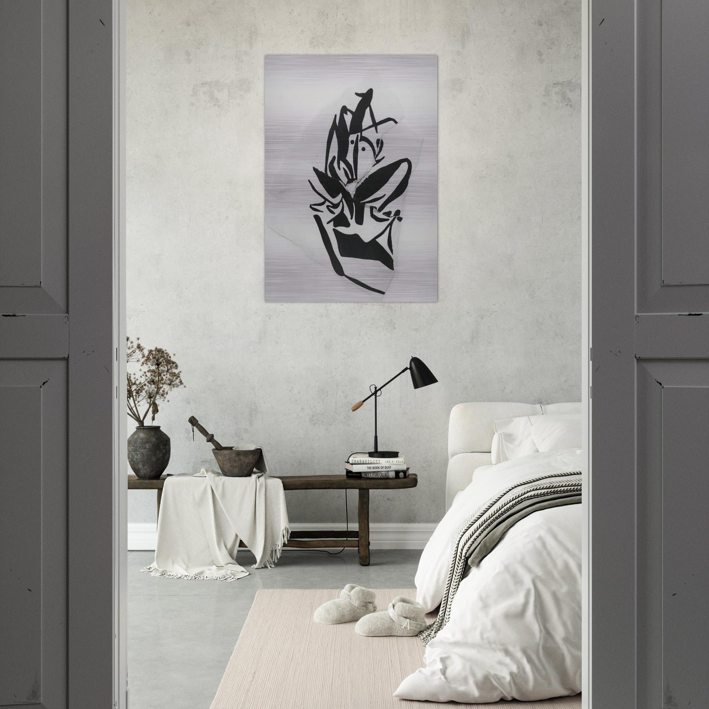 Torn-Up Woodcut - Jean Arp Brushed Aluminum Print - 70x100 cm / 28x40 inches | Jean Arp Aluminum Print | Jean Arp Prints
