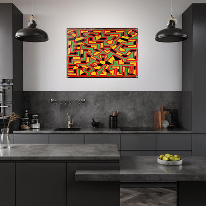 UNTITLED 1988 - Keith Haring Acrylic Print - 70x100 cm / 28x40″ inches | Keith Haring Art For Sale