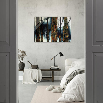 Jewel Trees - Eyvind Earle Acrylic Print - 70x100 cm / 28x40″ inches