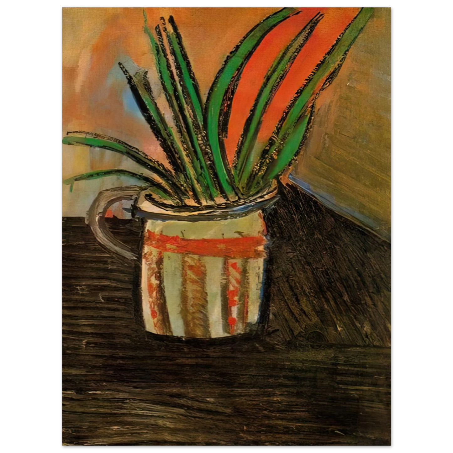 Pablo Picasso - Exotic Flowers - 1907  75x100 cm / 30x40inches Fine Art Poster