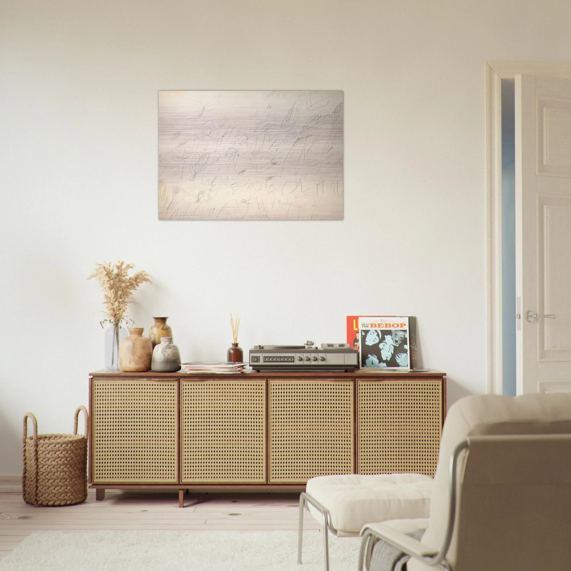 Olympia - Cy Twombly Brushed Aluminum Print - 70x100 cm / 28x40 inches | Cy Twombly Aluminum Print | Cy Twombly Prints