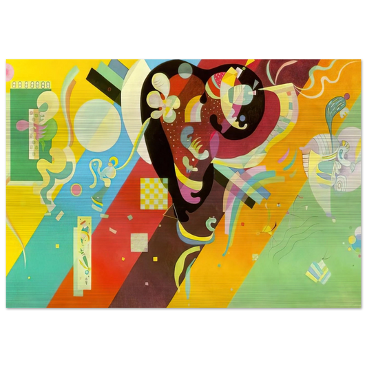 COMPOSITION IX 1936 - Wassily Kandinsky Brushed Aluminum Print - 70x100 cm / 28x40 inches | Wassily Kandinsky Aluminum Print | Wassily Kandinsky Prints