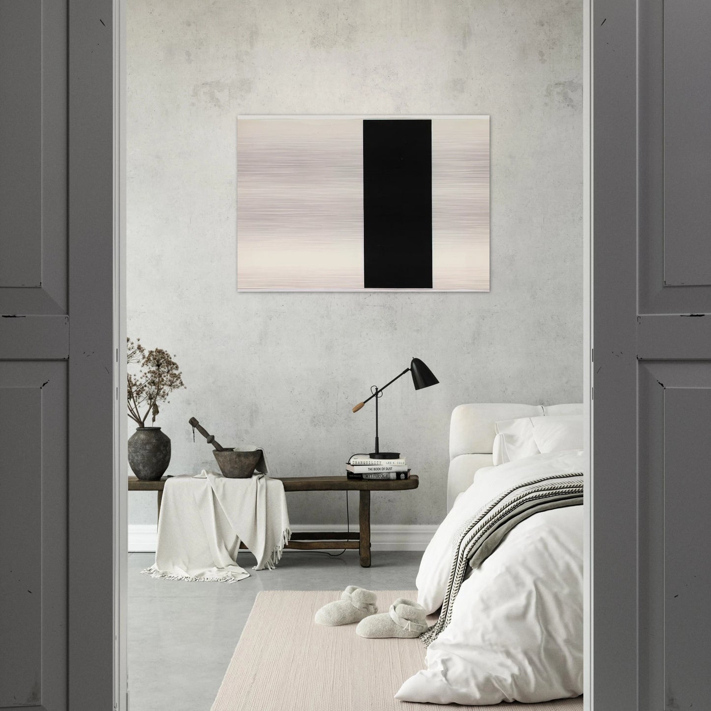 Vertical Band - Ellsworth Kelly Brushed Aluminum Print - 70x100 cm / 28x40 inches | Ellsworth Kelly Aluminum Print | Ellsworth Kelly Prints