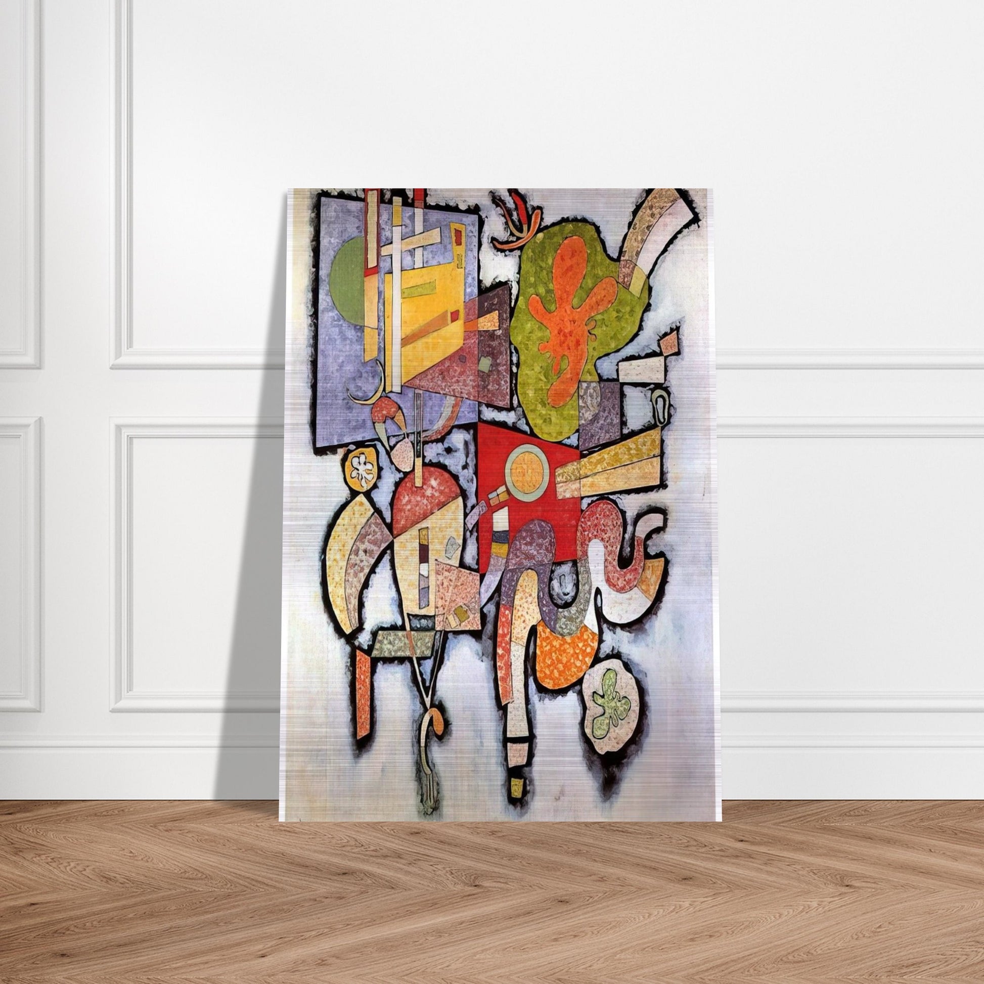 COMPLEX SIMPLE 1939 - Wassily Kandinsky Brushed Aluminum Print - 70x100 cm / 28x40 inches | Wassily Kandinsky Aluminum Print | Wassily Kandinsky Prints