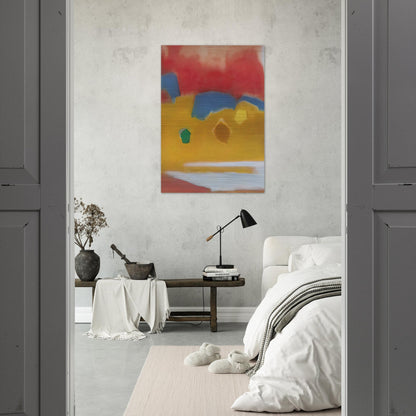 ZARZUELA 1982 - Esteban Vicente Brushed Aluminum Print - 70x100 cm / 28x40 inches | Esteban Vicente Aluminum Print | Esteban Vicente Prints