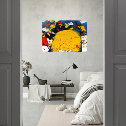 Untitled  SFP94-141  SFF 1811  - Sam Francis Acrylic Print - 70x100 cm / 28x40″ inches | Sam Francis Wall Art | Sam Francis Prints