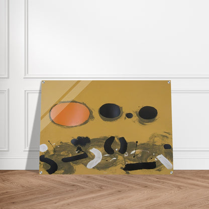 Orange Oval - 1972 - Adolph Gottlieb Acrylic Print - 70x100 cm / 28x40″ inches