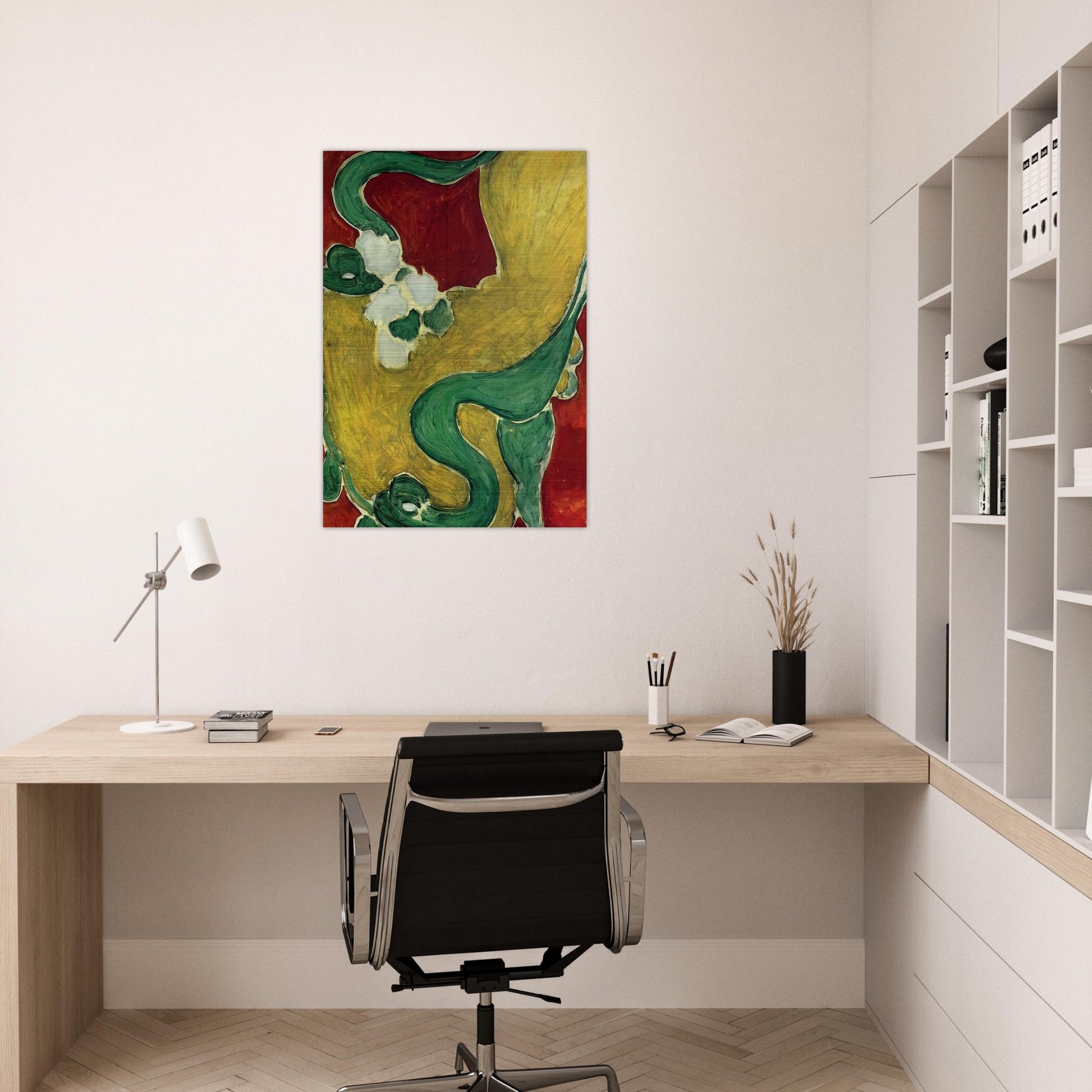 THE RACAILLE CHAIR 1946 - Henri Matisse Brushed Aluminum Print - 70x100 cm / 28x40 inches | Henri Matisse Aluminum Print | Henri Matisse Prints