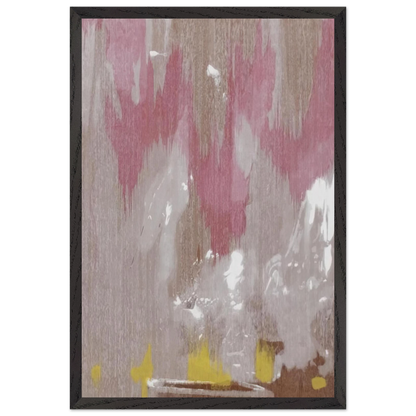 Helen Frankenthaler - Tales of Genji IV - 1998 Wall art - 15x20 cm / 6x8 inches - Premium Wooden Framed Poster With Fine Art Paper-canvas - White frame