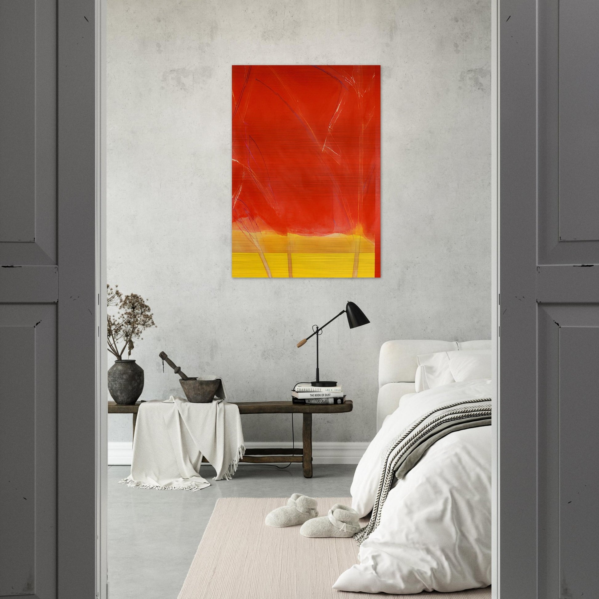 Vivid Spring - 1988 - Ronnie Landfield Brushed Aluminum Print - 70x100 cm / 28x40 inches | Ronnie Landfield Aluminum Print | Ronnie Landfield Prints