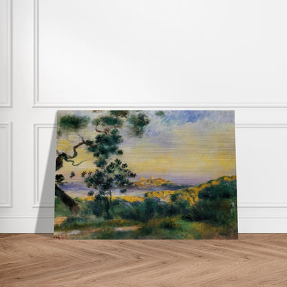View of Antibes - Pierre-Auguste Renoir Brushed Aluminum Print - 70x100 cm / 28x40 inches | Pierre-Auguste Renoir Aluminum Print | Pierre-Auguste Renoir Prints