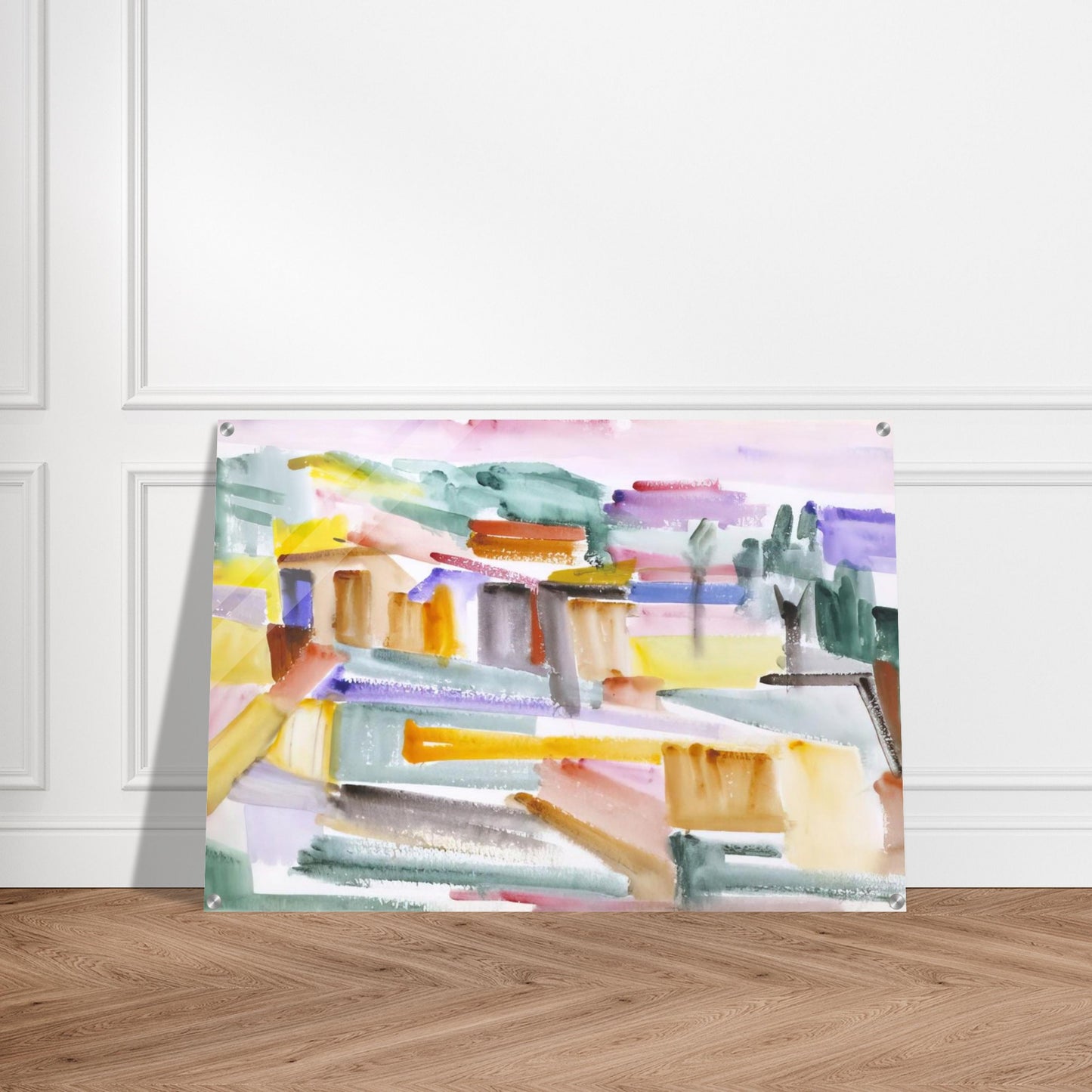 Country Scene - 1938 - Giorgio Cavallon Acrylic Print - 70x100 cm / 28x40″ inches