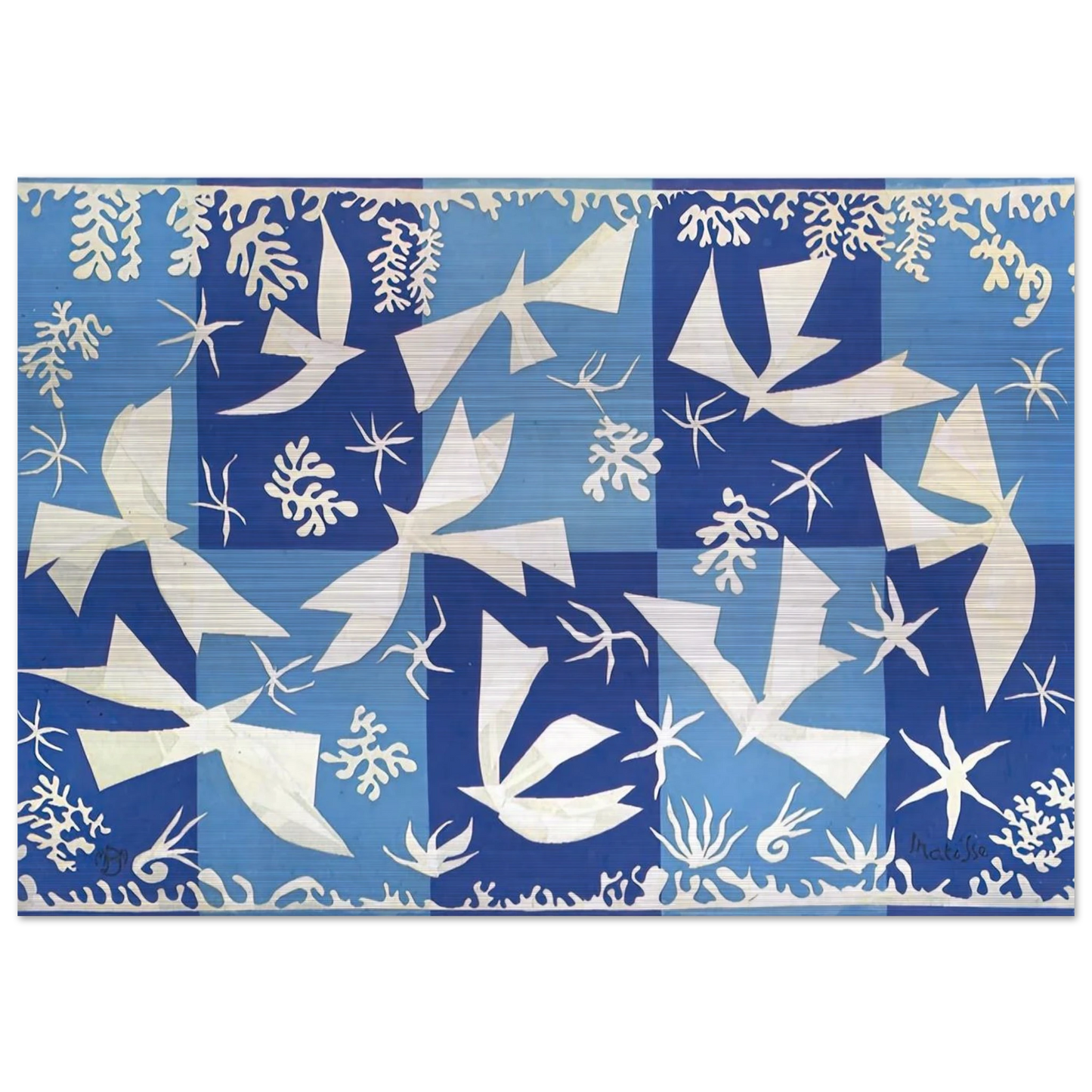 POLYNESIA THE SKY 1946 - Henri Matisse Brushed Aluminum Print - 70x100 cm / 28x40 inches | Henri Matisse Aluminum Print | Henri Matisse Prints