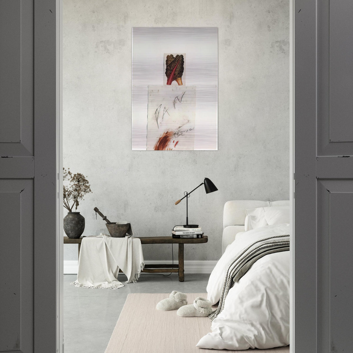 Pan - Cy Twombly Brushed Aluminum Print - 70x100 cm / 28x40 inches | Cy Twombly Aluminum Print | Cy Twombly Prints