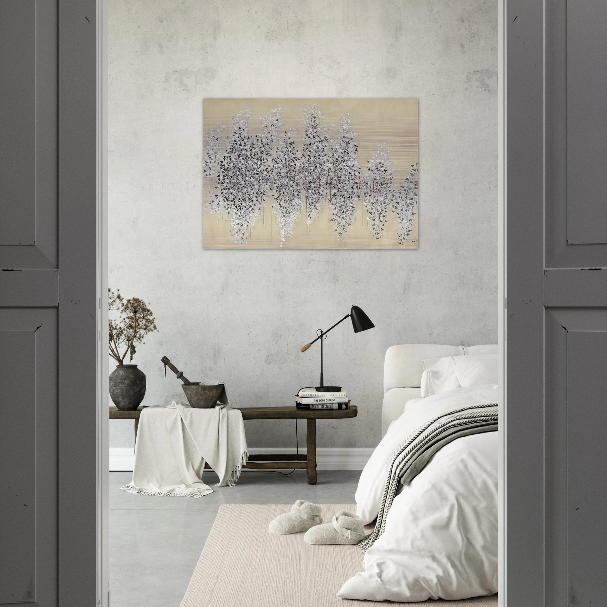 Growth and Development - 1984 - Robert Goodnough Brushed Aluminum Print - 70x100 cm / 28x40 inches | Robert Goodnough Aluminum Print | Robert Goodnough Prints