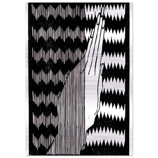 ESCHER (6) - MC Escher Brushed Aluminum Print - 70x100 cm / 28x40 inches | MC Escher Aluminum Print | MC Escher Prints
