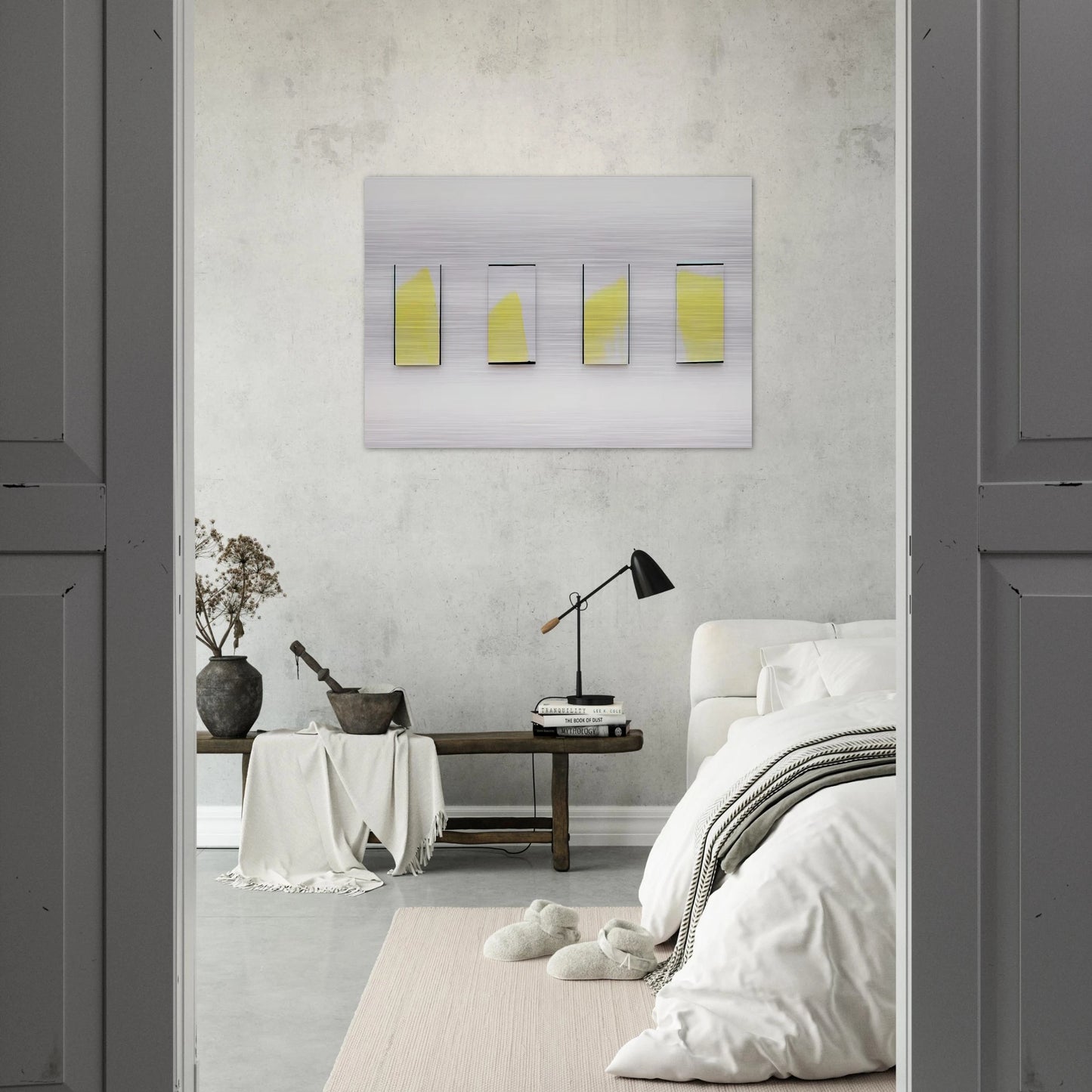 Ohne Titel - 1977 - Blinky Palermo Brushed Aluminum Print - 70x100 cm / 28x40 inches | Blinky Palermo Aluminum Print | Blinky Palermo Prints