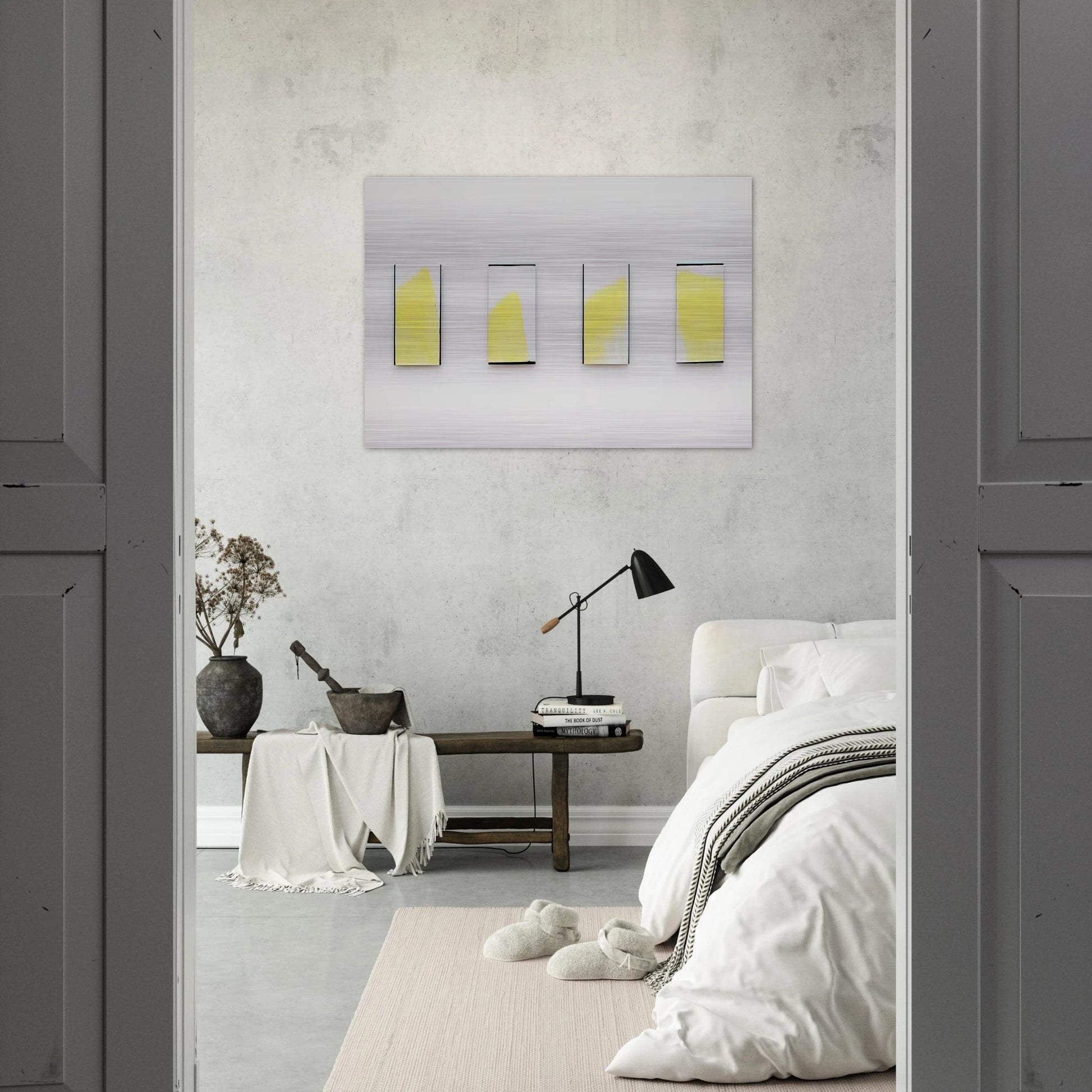 Ohne Titel - 1977 - Blinky Palermo Brushed Aluminum Print - 70x100 cm / 28x40 inches | Blinky Palermo Aluminum Print | Blinky Palermo Prints