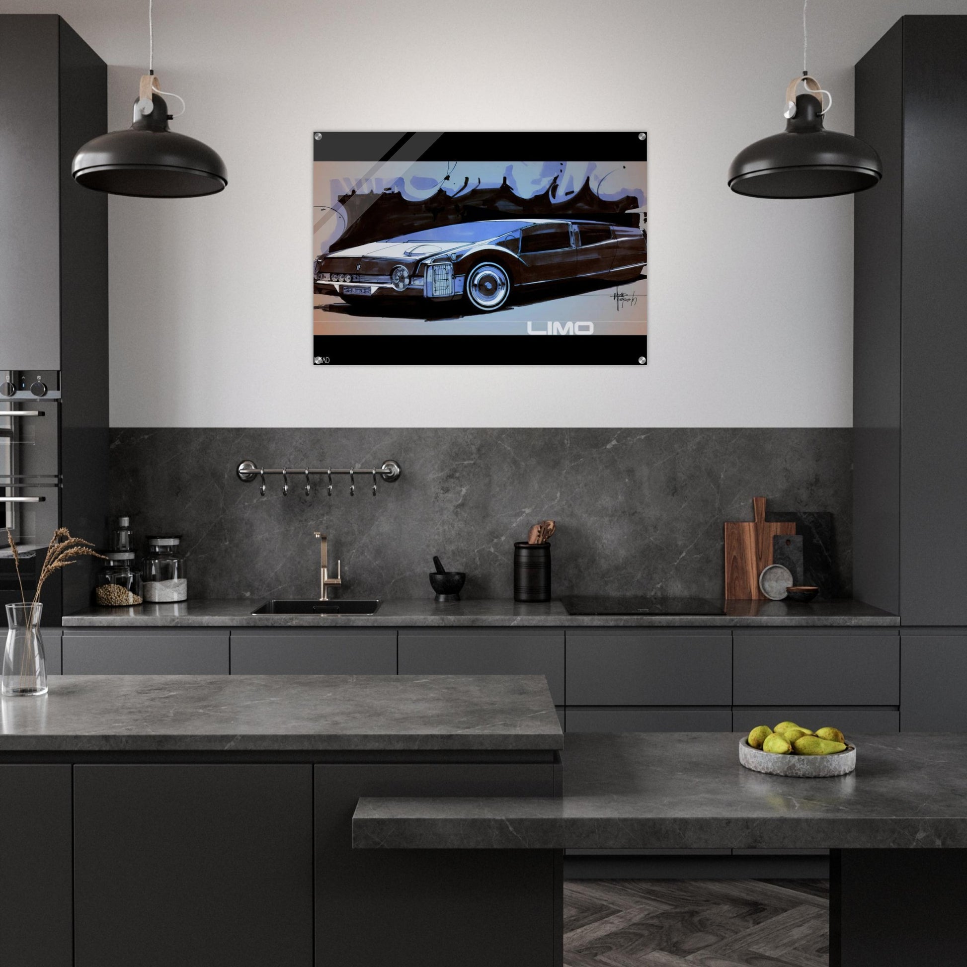 Syd Mead - Syd Mead Acrylic Print - 70x100 cm / 28x40″ inches