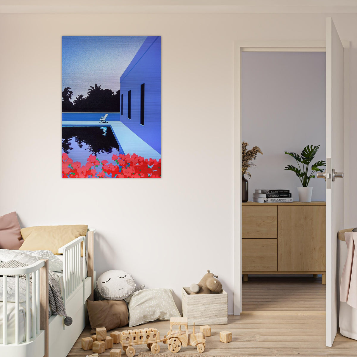 Longs for Summer - Hiroshi Nagai Brushed Aluminum Print - 70x100 cm / 28x40 inches | Hiroshi Nagai Aluminum Print | Hiroshi Nagai Prints