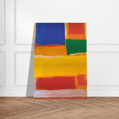 UNTITLED 1986 - Esteban Vicente Brushed Aluminum Print - 70x100 cm / 28x40 inches | Esteban Vicente Aluminum Print | Esteban Vicente Prints