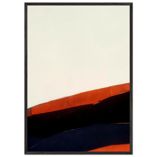 November 1963 III - 1963 N2 - Edward Corbett 70x100 cm / 28x40 inches Framed Art Print – Black Wooden Frame