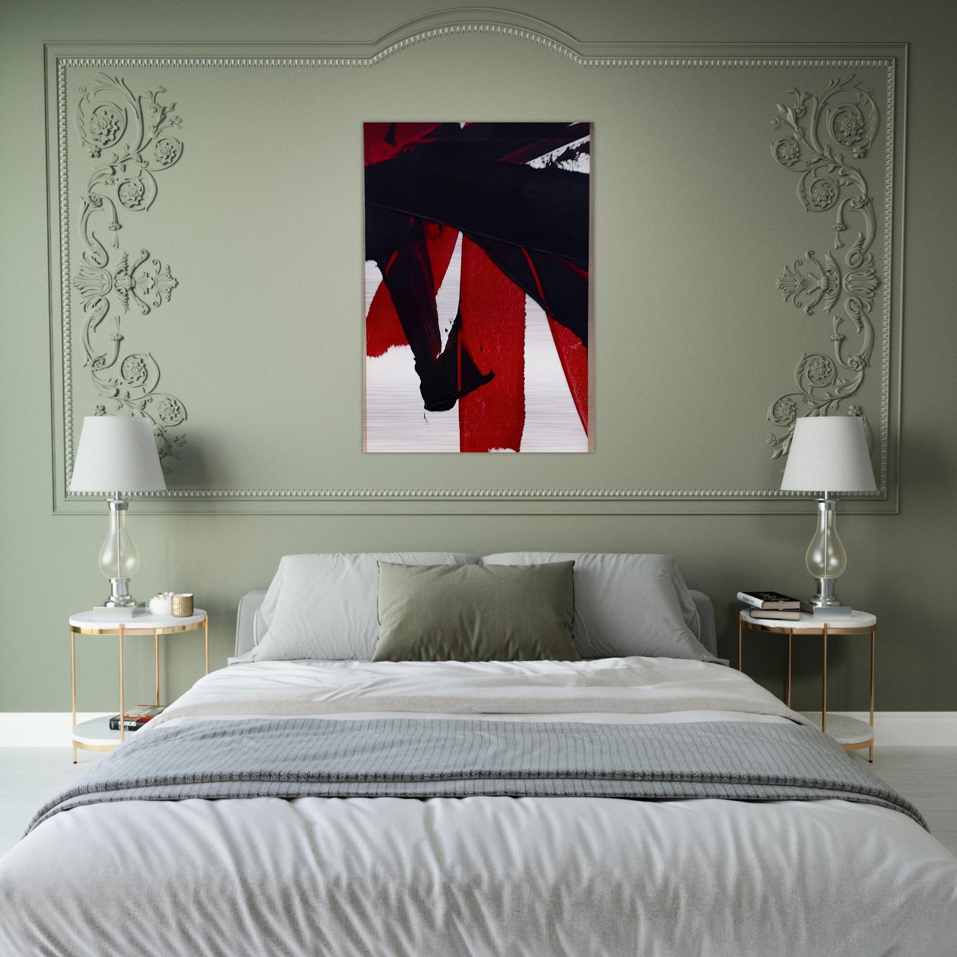 UNTITLED 2007 1 - Luis Feito Brushed Aluminum Print - 70x100 cm / 28x40 inches | Luis Feito Aluminum Print | Luis Feito Prints