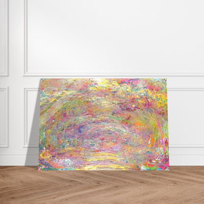 Path under the Rose Trellises - claude monet Acrylic Print - 70x100 cm / 28x40″ inches | claude monet Wall Art | claude monet Prints