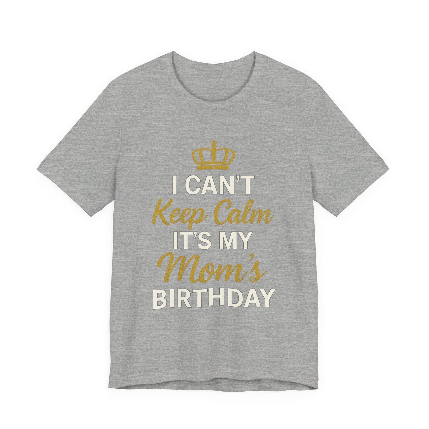 No puedo mantener la calma, es el cumpleaños de mi mamá