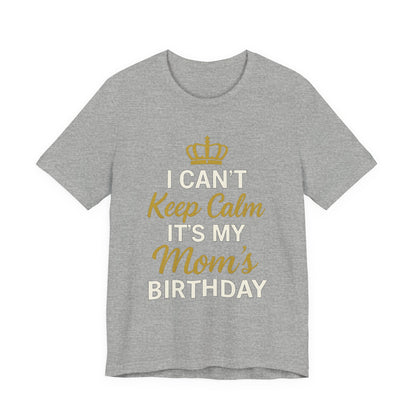 No puedo mantener la calma, es el cumpleaños de mi mamá