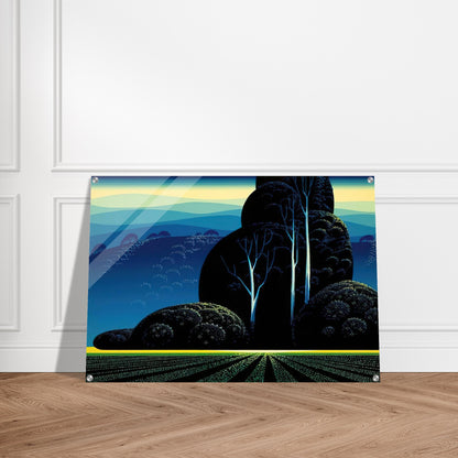 Even Tide - Eyvind Earle Acrylic Print - 70x100 cm / 28x40″ inches
