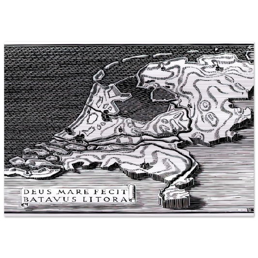 ESCHER (28) - MC Escher Brushed Aluminum Print - 70x100 cm / 28x40 inches | MC Escher Aluminum Print | MC Escher Prints